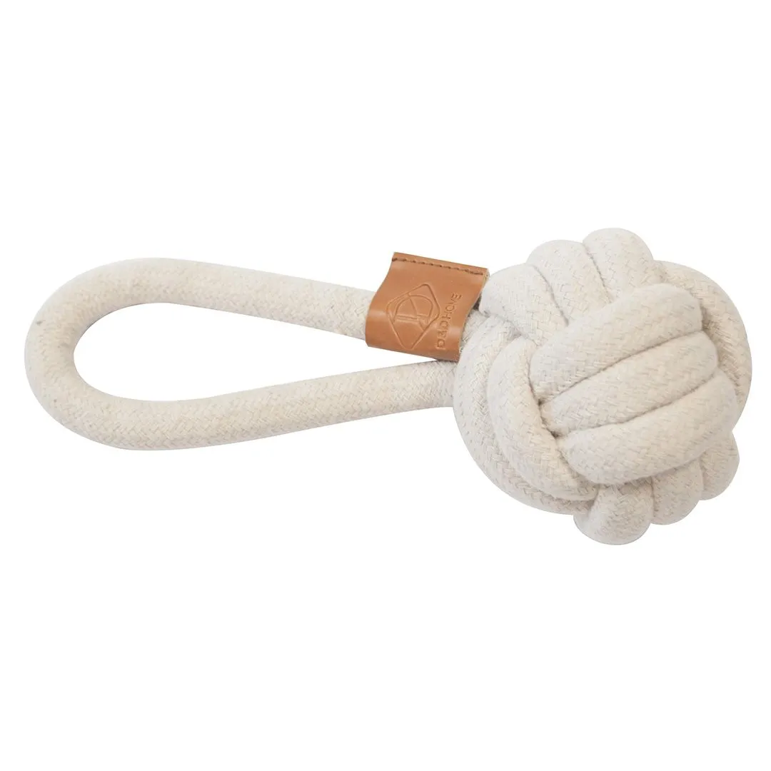 D&D Home Harper Ball L 27 cm Natur Knudereb 15 mm - hundelegetøj