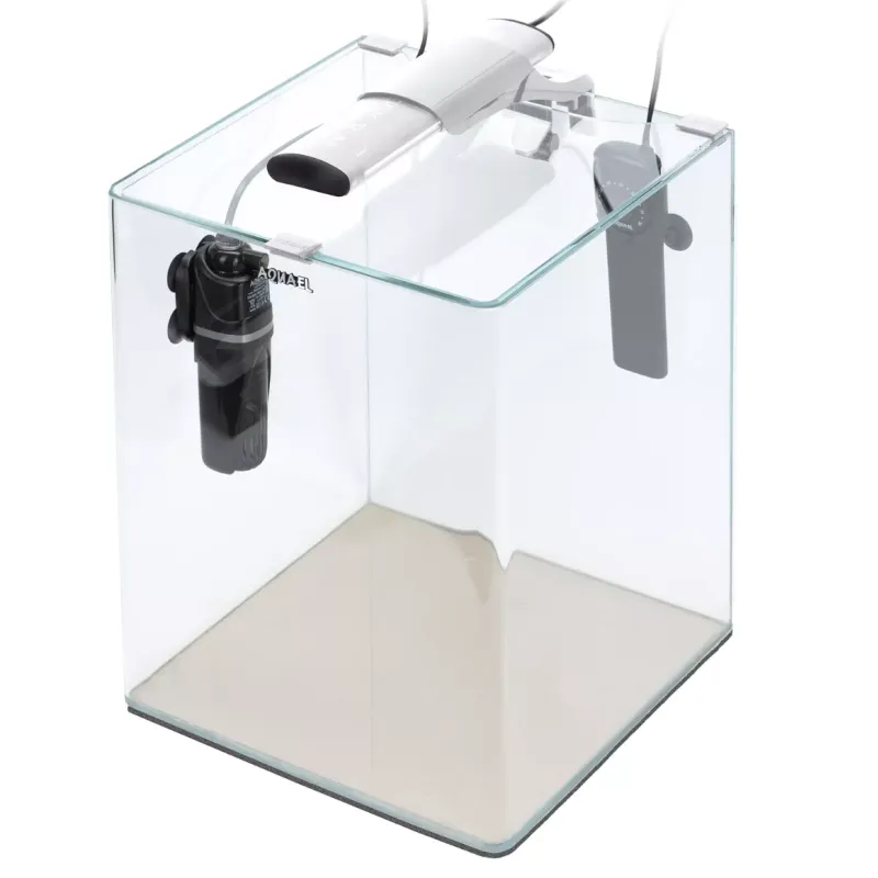 AquaEl Akvarie Opti Bent Hvid 20 Liter