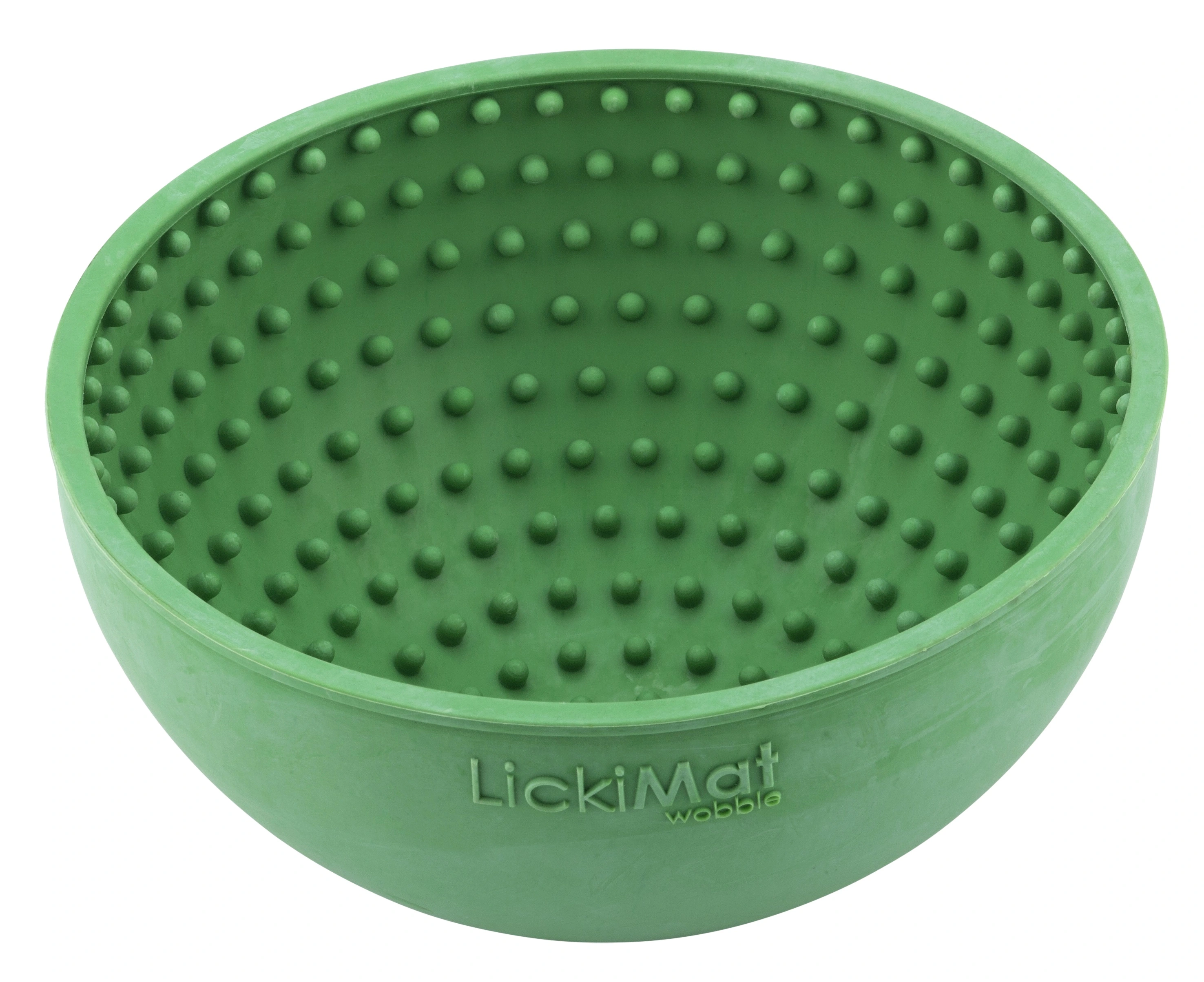 LickiMat Wobble Grøn Ø 18 x 8 cm - aktiveringsskål til hunde