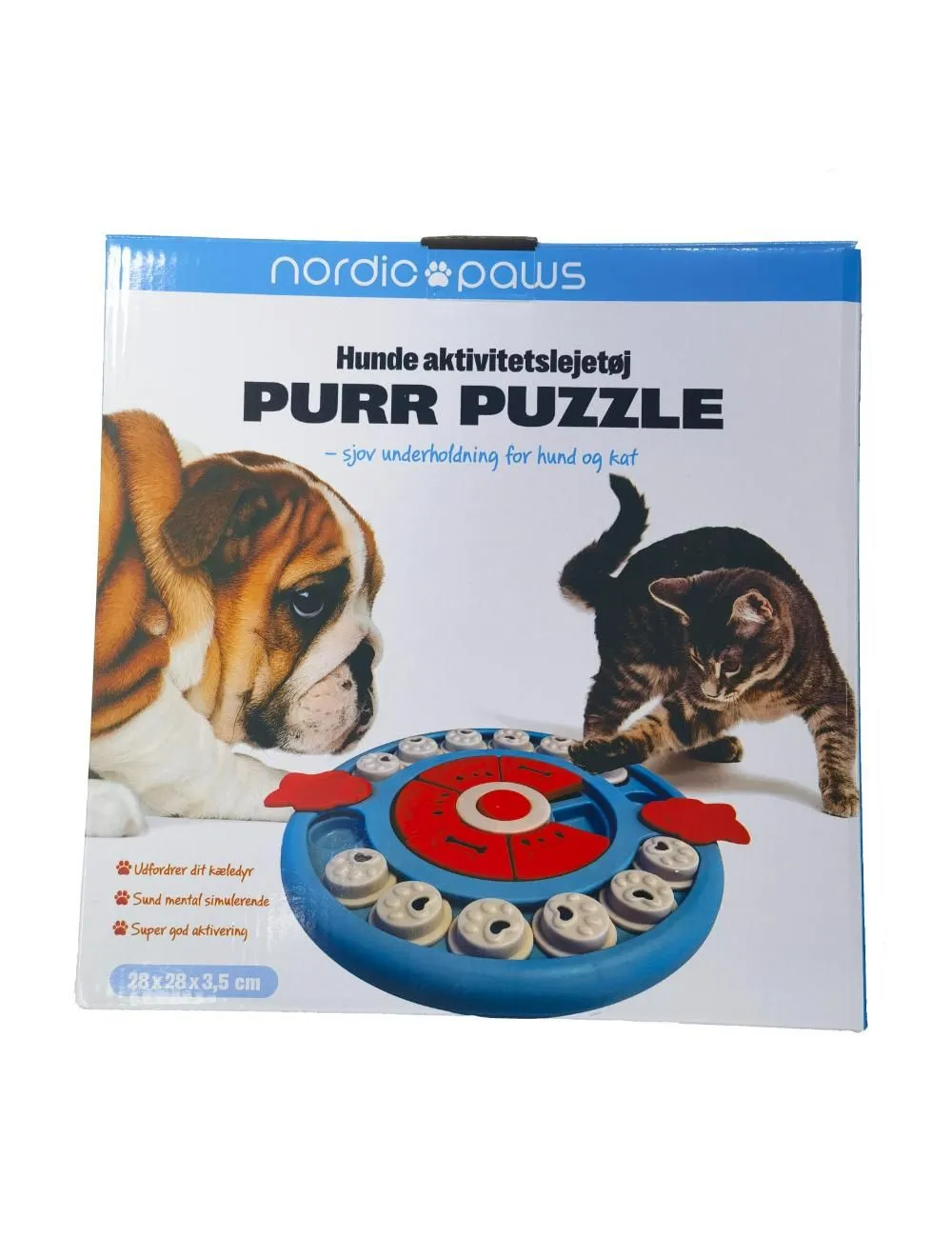 Nordic Paws PurrPuzzle - interaktivt aktivitetslegetøj til hunde