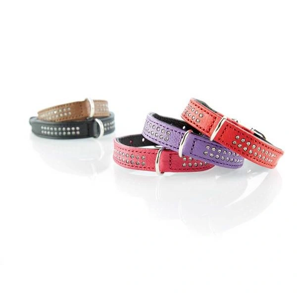 Hunter Diamond petit halsbånd str.32 Rød - 24-28 cm