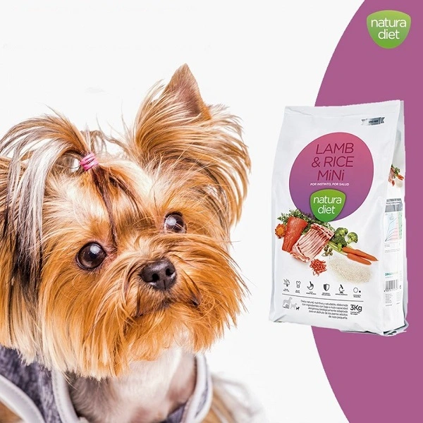 Natura Diet Lam og Ris Mini Hundefoder 3 kg - Sundt foder til små hunde