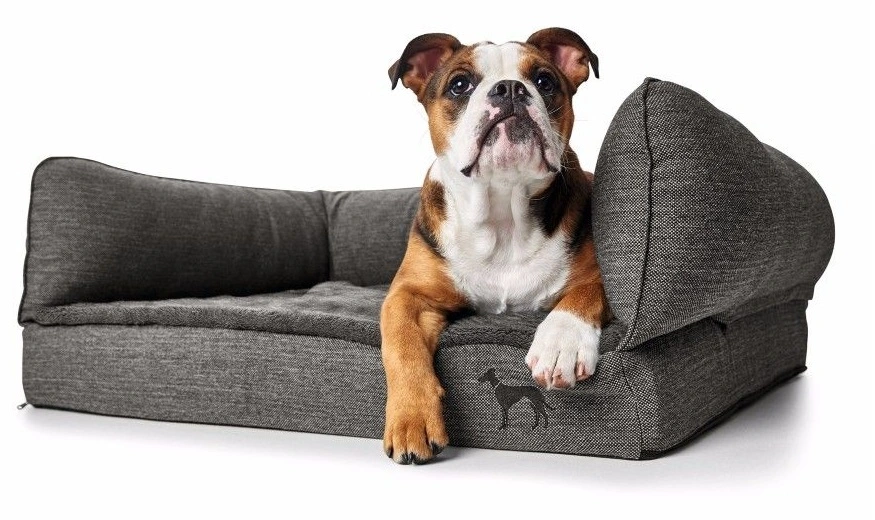 Hunter ortopædisk hundesofa Livingston Large 100 x 80 cm Antracit