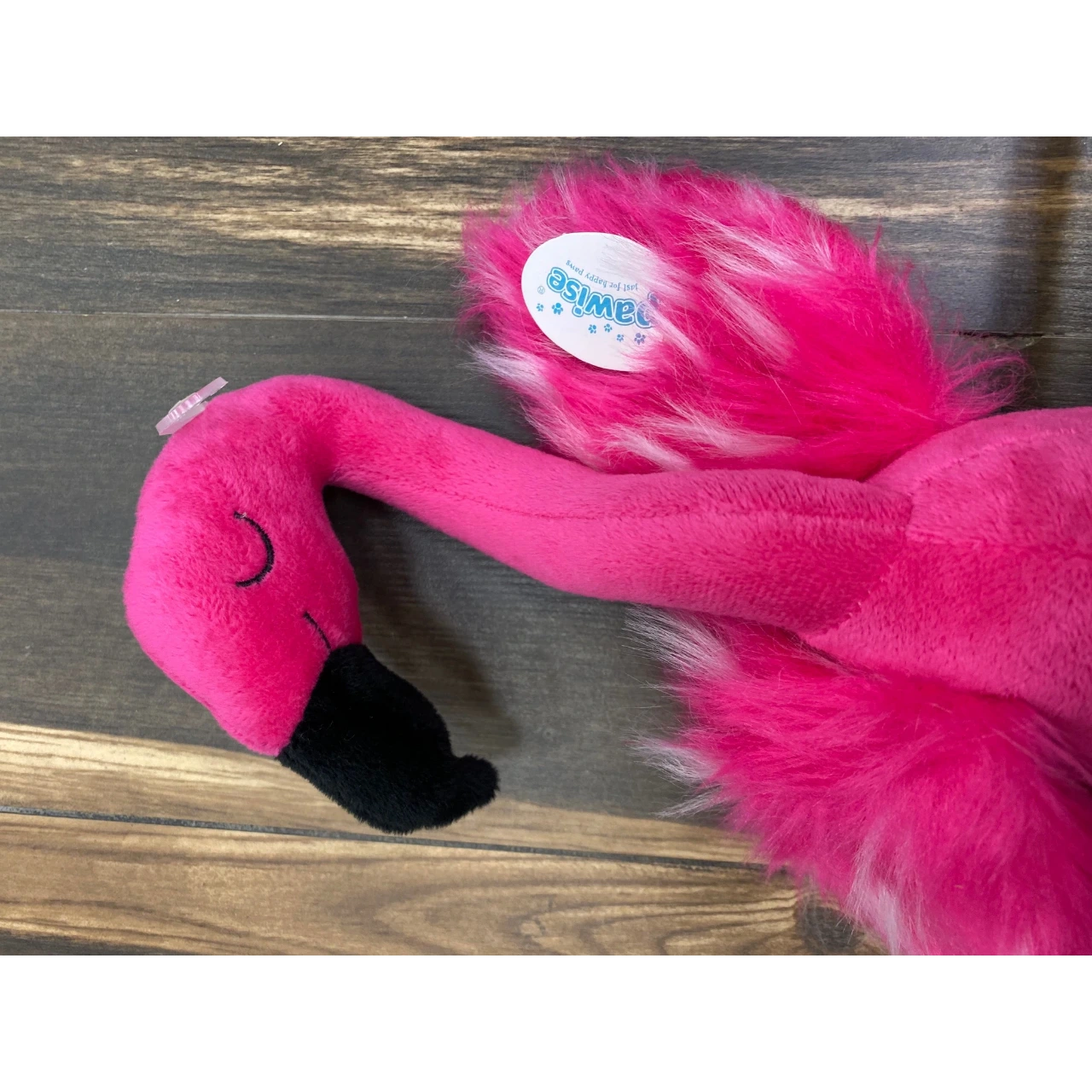 Pawise Flamingo Hundelegetøj med Reb - sjov bamse i plys