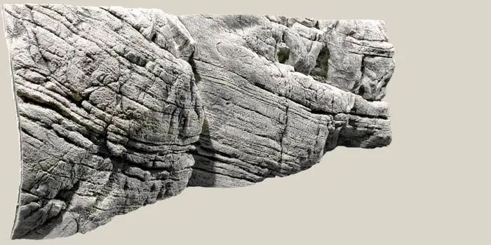 Tanganyika Baggrund Hvid Kalksten 150 x 50 cm