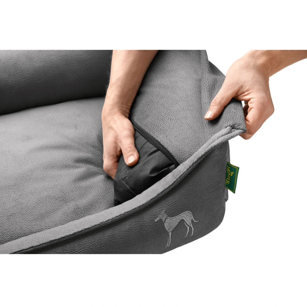 Hunter Ortho Merida hundeseng XL 120x80 cm Antracit