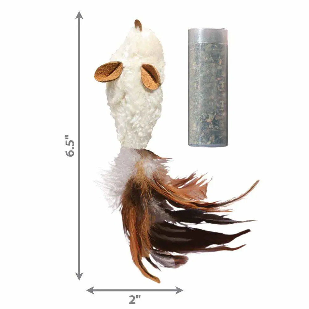 Kong Kattelegetøj Refillable Feather Mouse