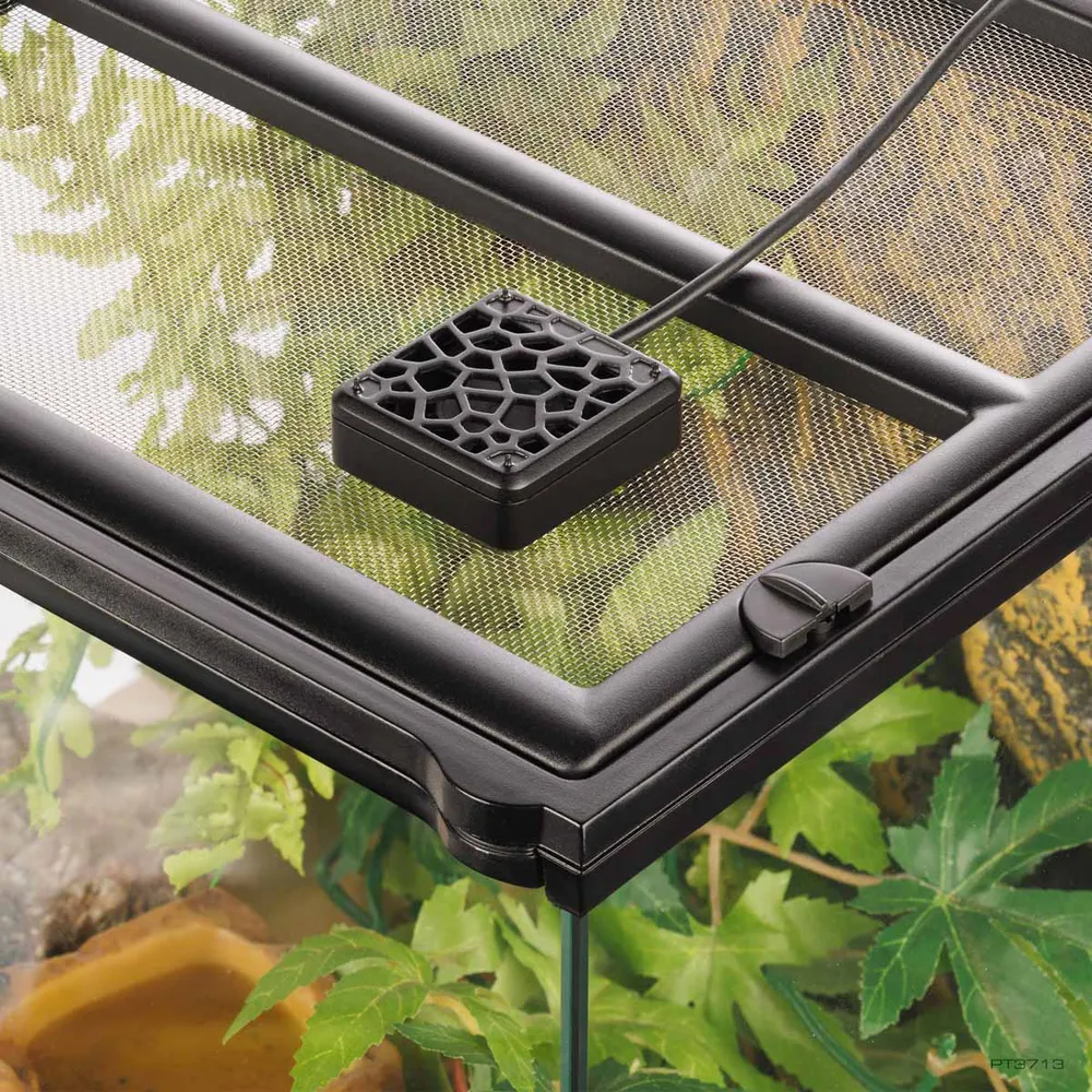 Exo Terra Terrarium Mini Fan - Effektiv Ventilation til Terrarier