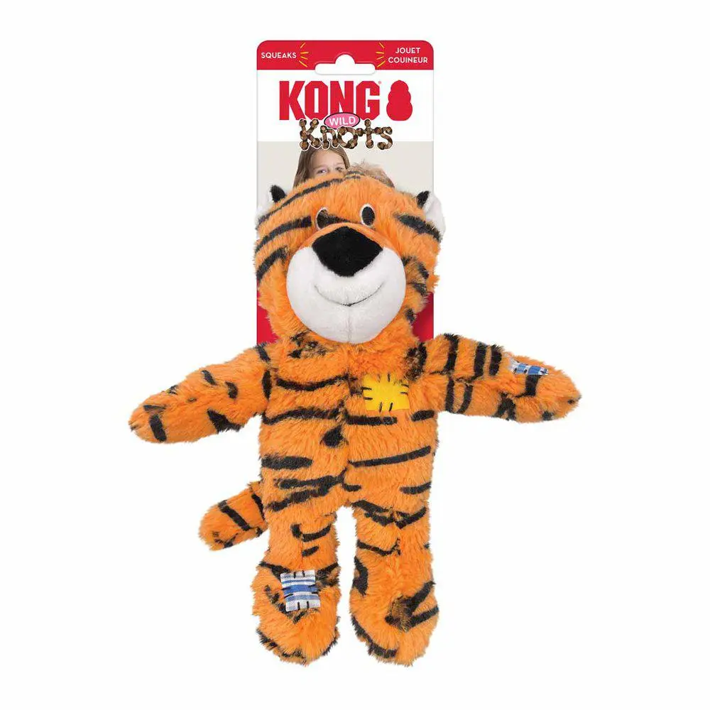 KONG Wild Knots Tiger M/L 26x25,5x11 cm - bamse til hunde