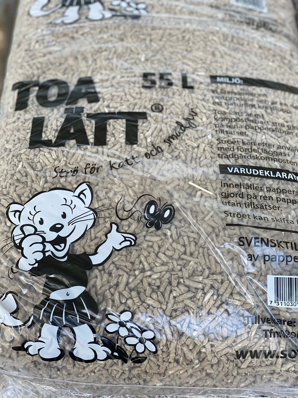 TOA-LÄTT Kattestrø - Kattegrus 55 liter