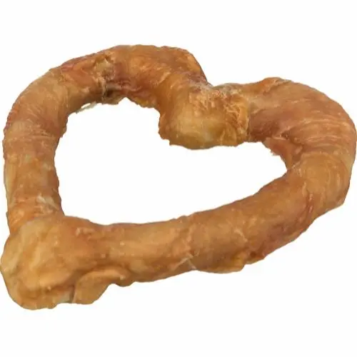 Denta Fun Hjerte med kylling 125 g - stor hundesnack