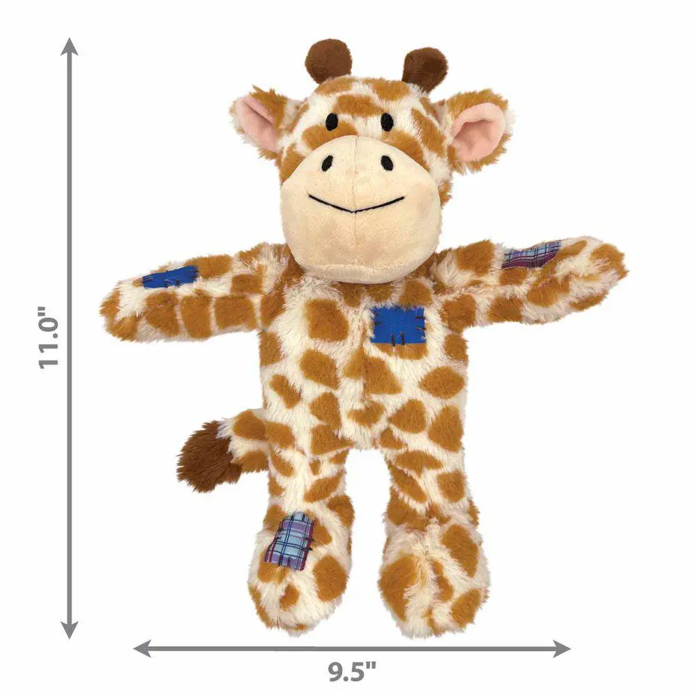KONG Wild Knots Giraffe M/L 29x25,5x11 cm - bamse med reb