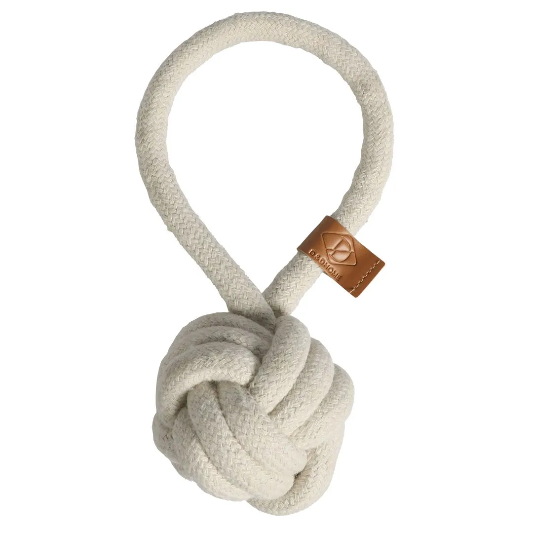 D&D Home Harper Ball L 27 cm Natur Knudereb 15 mm - hundelegetøj