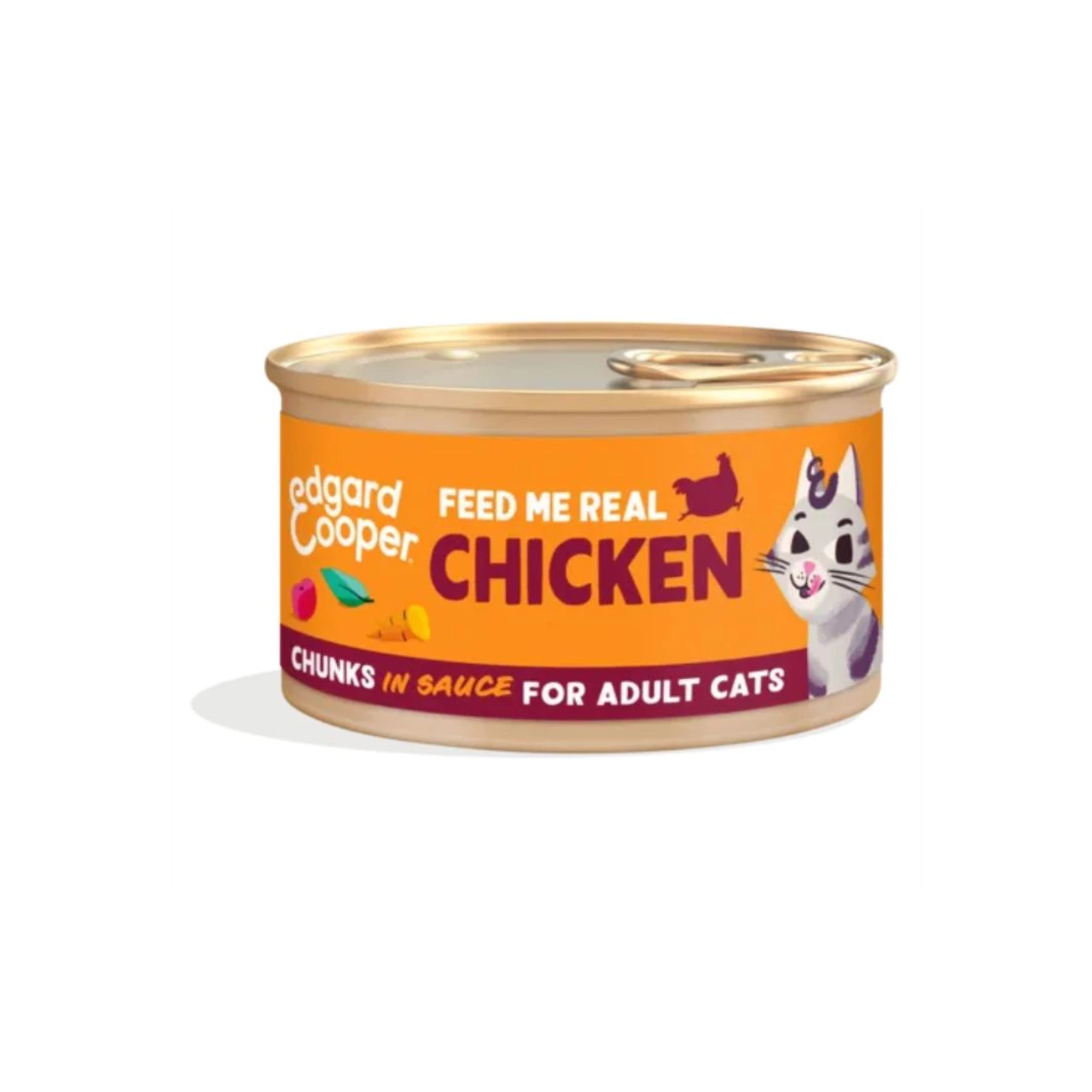 Edgard & Cooper Chunks multipakke vådfoder til katte 8 x 85 g