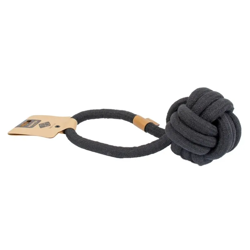 D&D Home Harper Ball L 27 cm Sort Knudereb 15 mm - hundelegetøj