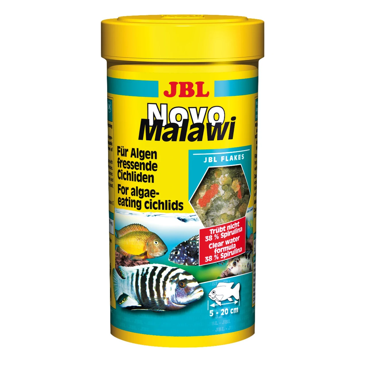 JBL ProNovo Malawi fiskefoder 250 ml Flagefoder