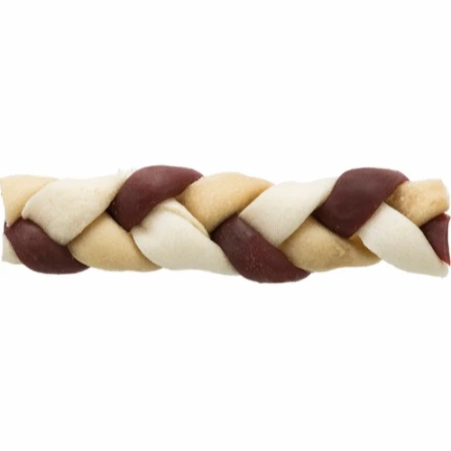 Denta Fun Flettet Tyggeben 85 g - robust hundesnack med bid i