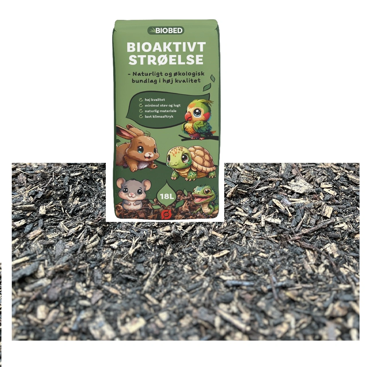 BIOBED bioaktivt strøelse 18 L