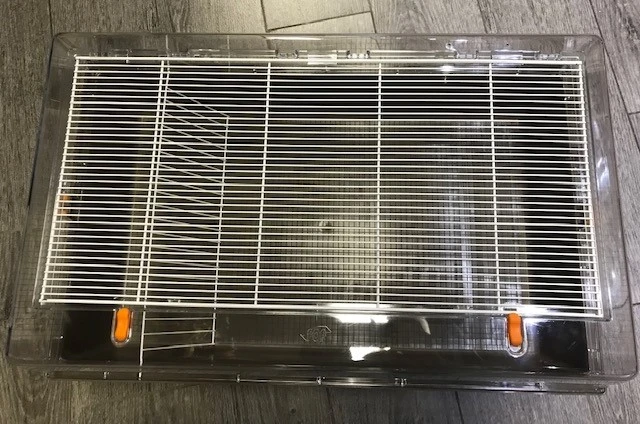 Tamburino Hamsterbur grå/brun bund