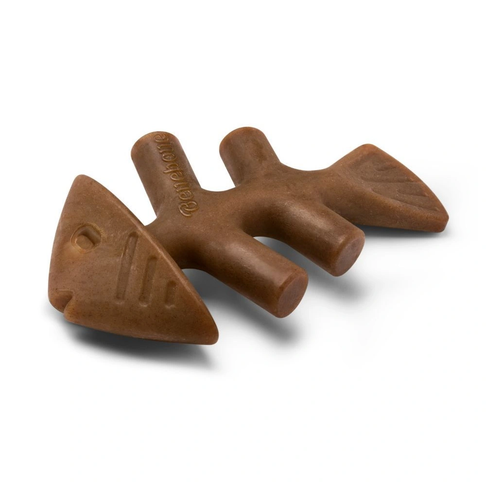 Benebone Fishbone Stor 21 cm - tyggeben med laksesmag