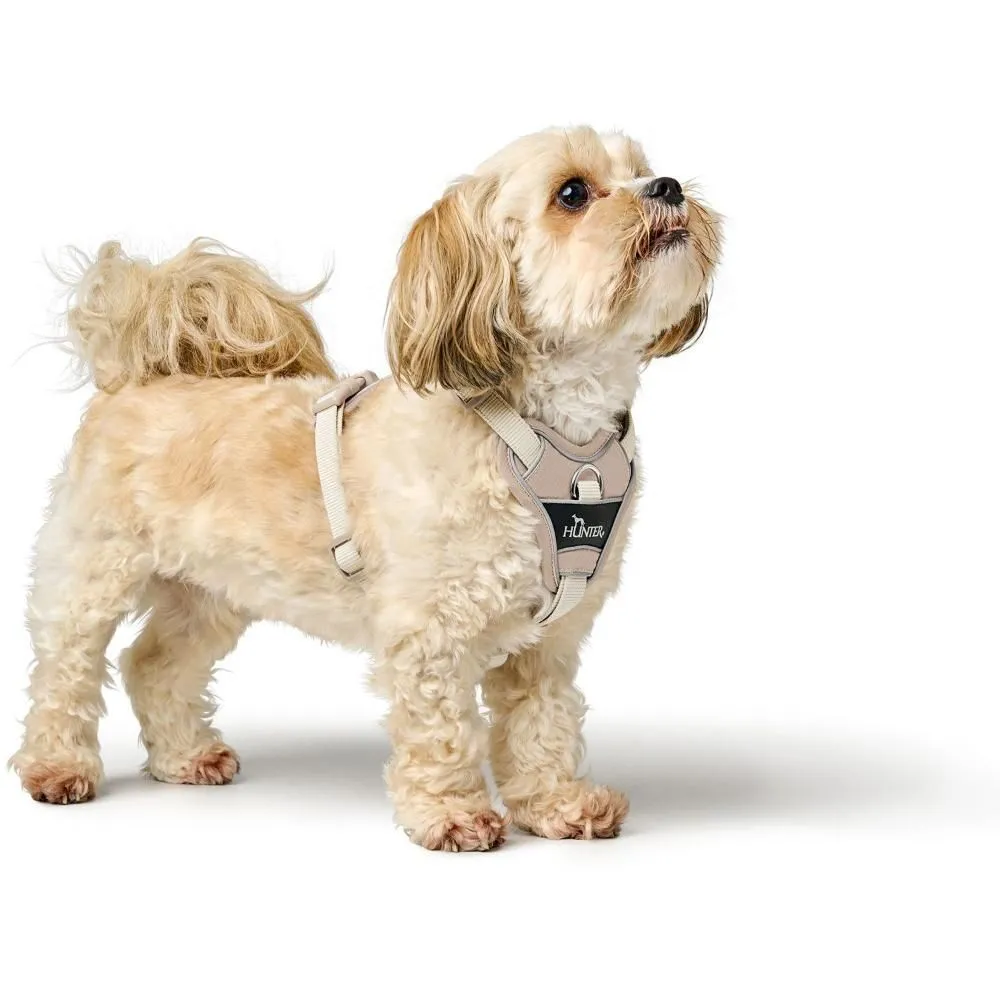 Hunter Divo Up hundesele XS beige just mave 34-47 cm - Nem påtagning og ergonomisk komfort
