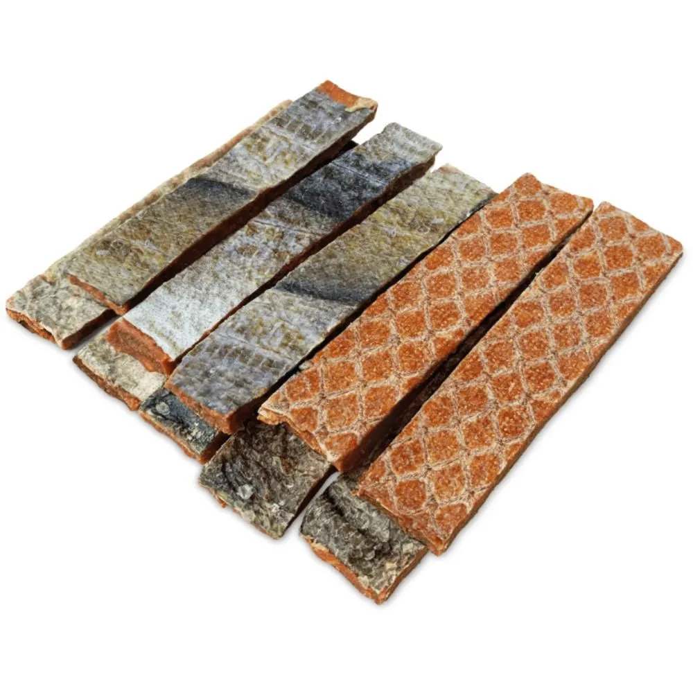 Dokas Laksestrips 100 g - naturlige fiskesnacks til hunde