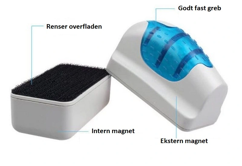 AquaWing AlgeMagnet Stor til Akvarier 15mm Aq03