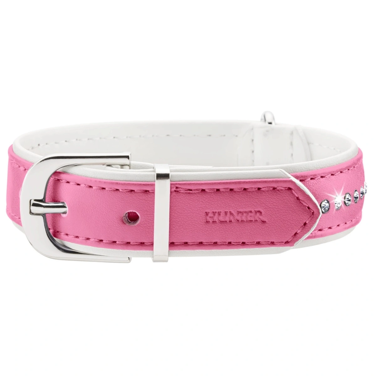 Hunter Halsbånd XS 17-20,5 cm Diamond Petit Pink