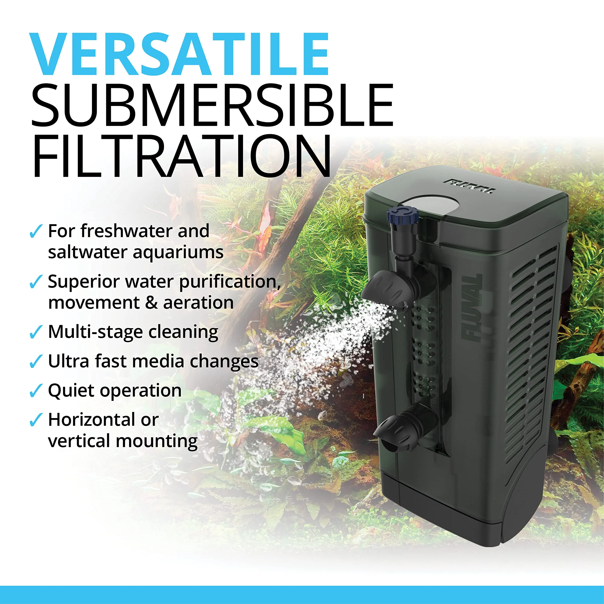 Fluval U2 Indvendigfilter 400 l/t