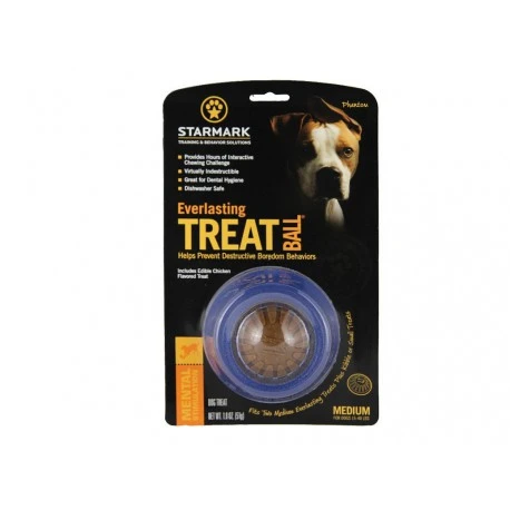 Starmark Everlasting Treatball Blå Small - snackbold til hunde