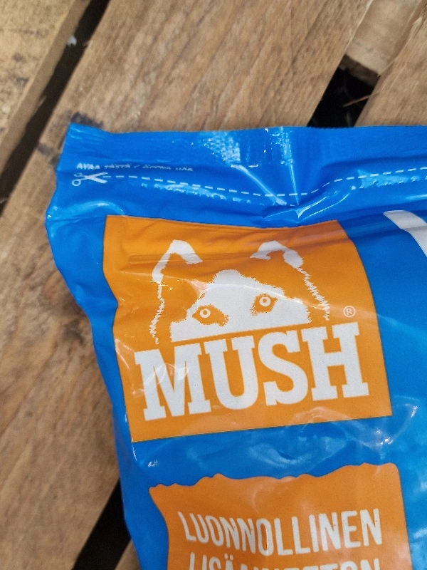 MUSH Vaisto Blå Okse Kalkun Laks - 3 kg råfoder til hund