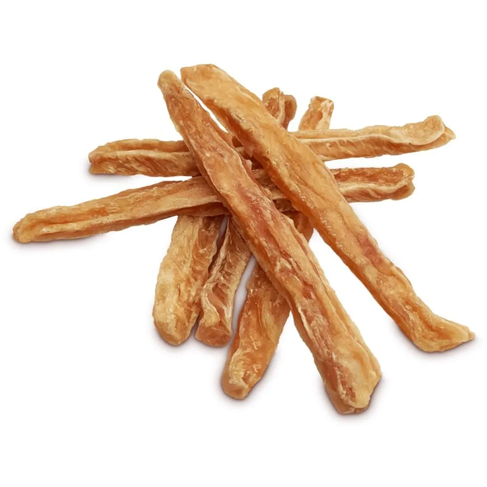 Dokas Kyllingebryststrimler 50 g - naturlige hundesnacks