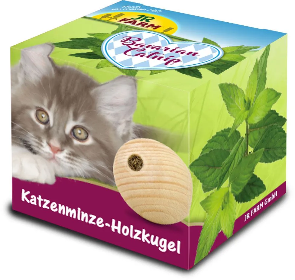 JR Cat Bavarian Catnip Wooden Ball Ø 5cm