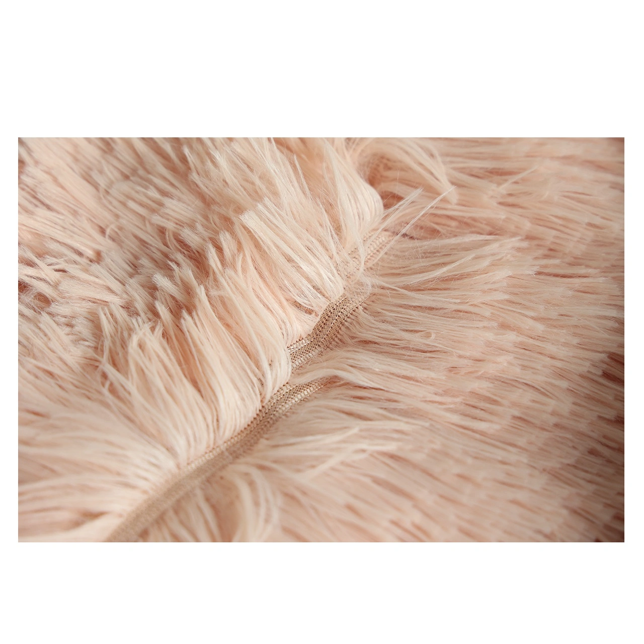 Donut Cozy Hundeseng Laksefarvet 60 cm - blød seng til mellemstore hunde