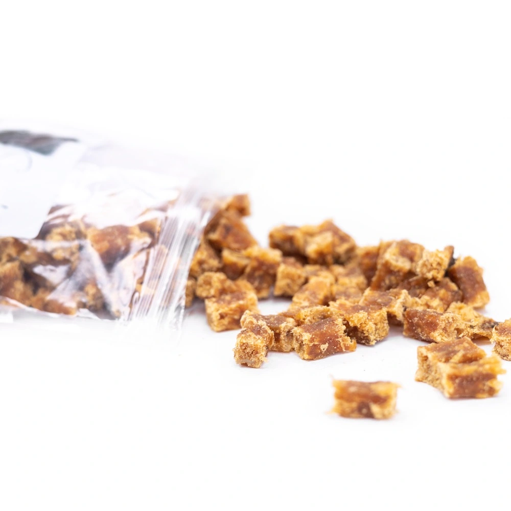 Snackit Bløde Perlehøne terninger 100 g - naturlige hundesnacks