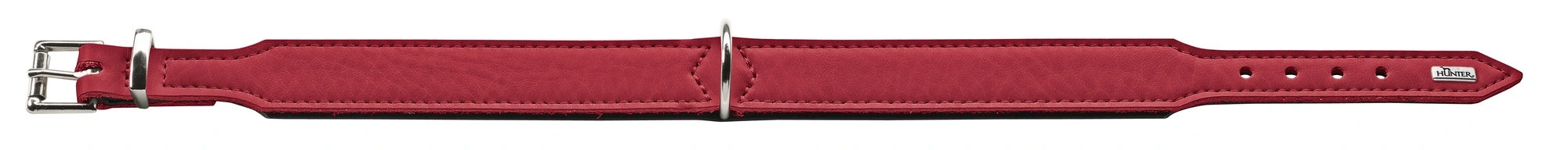 Hunter Basic halsbånd str.50 Rød - 35,0-43,0 cm