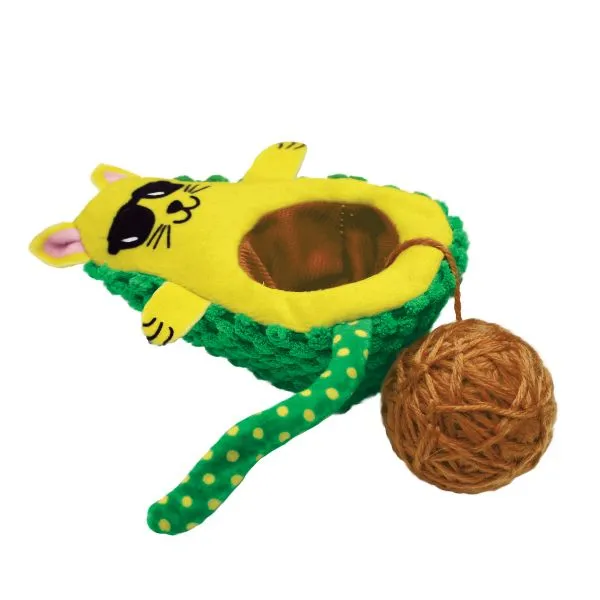 KONG Kattelegetøj Wrangler AvoCATo Flerfarvet 12 cm