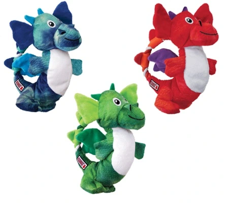 KONG Dragon Knots Hundelegetøj - sjov bamse med reb