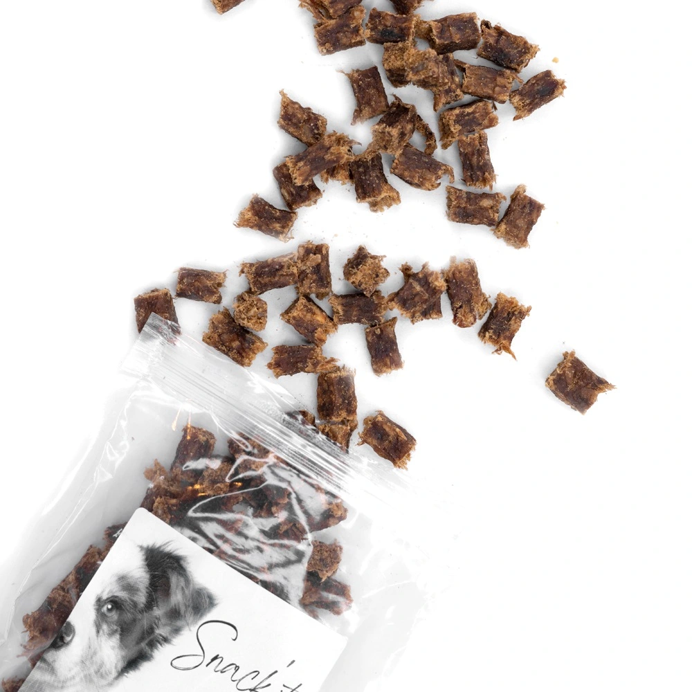 Snackit Bløde Heste terninger 100 g - naturlige hundesnacks