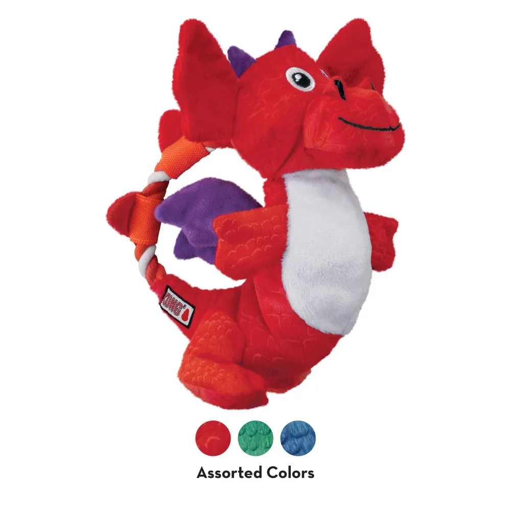 KONG Dragon Knots Hundelegetøj - sjov bamse med reb