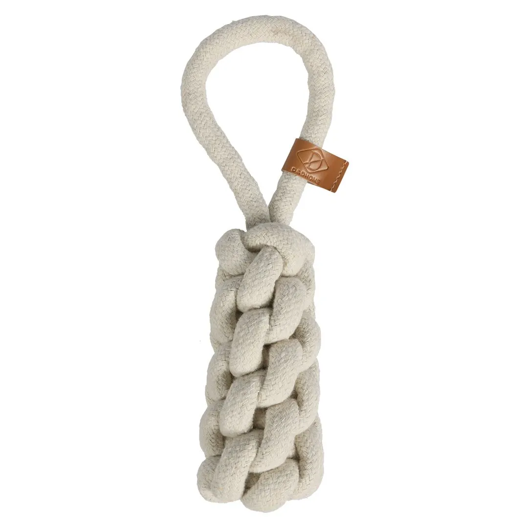 D&D Home Kurt 36 cm Natur Knudereb 10 mm - hundelegetøj