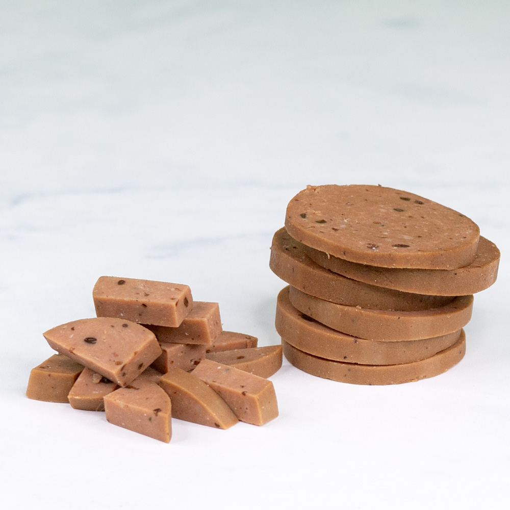 Feedit & Treat Pure okse 100 g - naturlig okseskærepølse til hund og kat