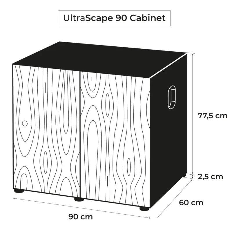 AquaEl Cabinet Ultra Scape 90 Forest