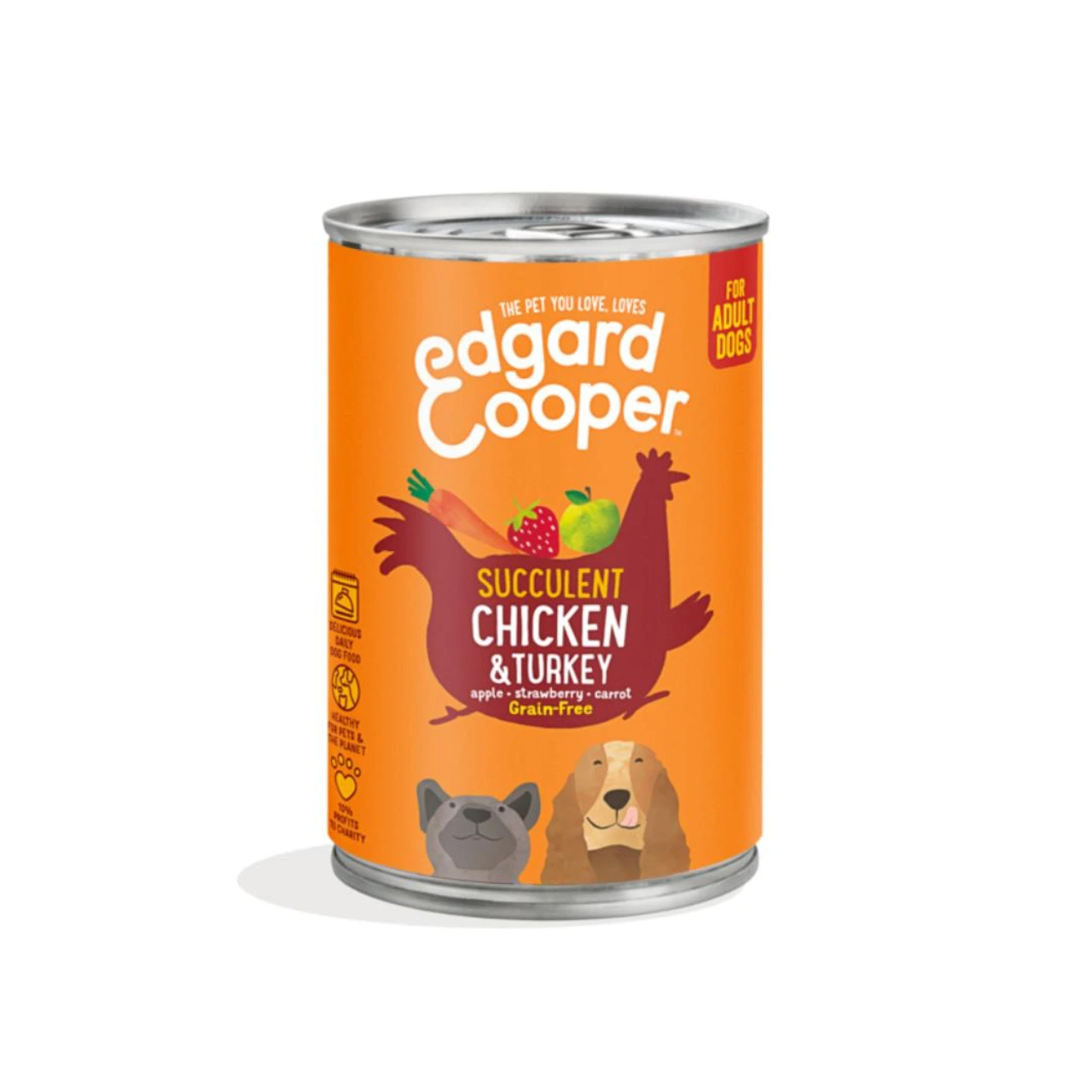 Edgard & Cooper vådfoder multipakke til hund 6 x 400 g