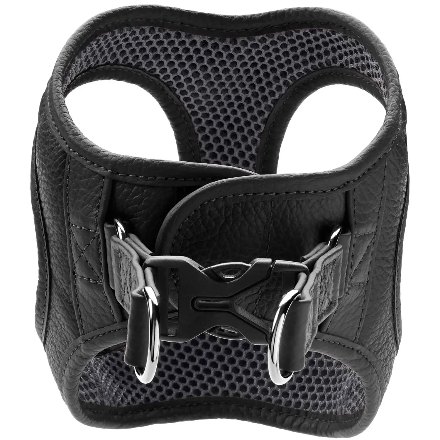 Hunter Hilo læder hundesele XS brun hals 33-37 cm - let og blød pasform