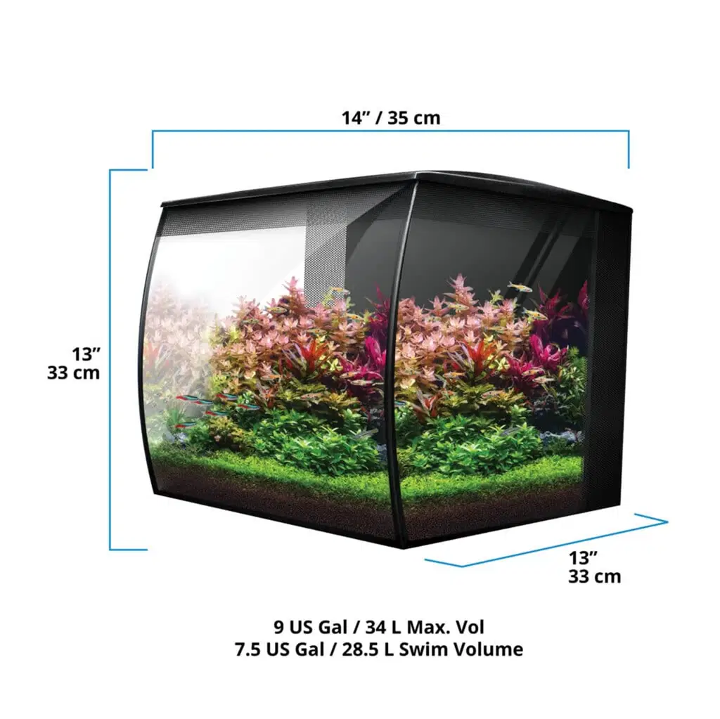 Fluval Flex LED akvarium version 2.0 34 L Sort