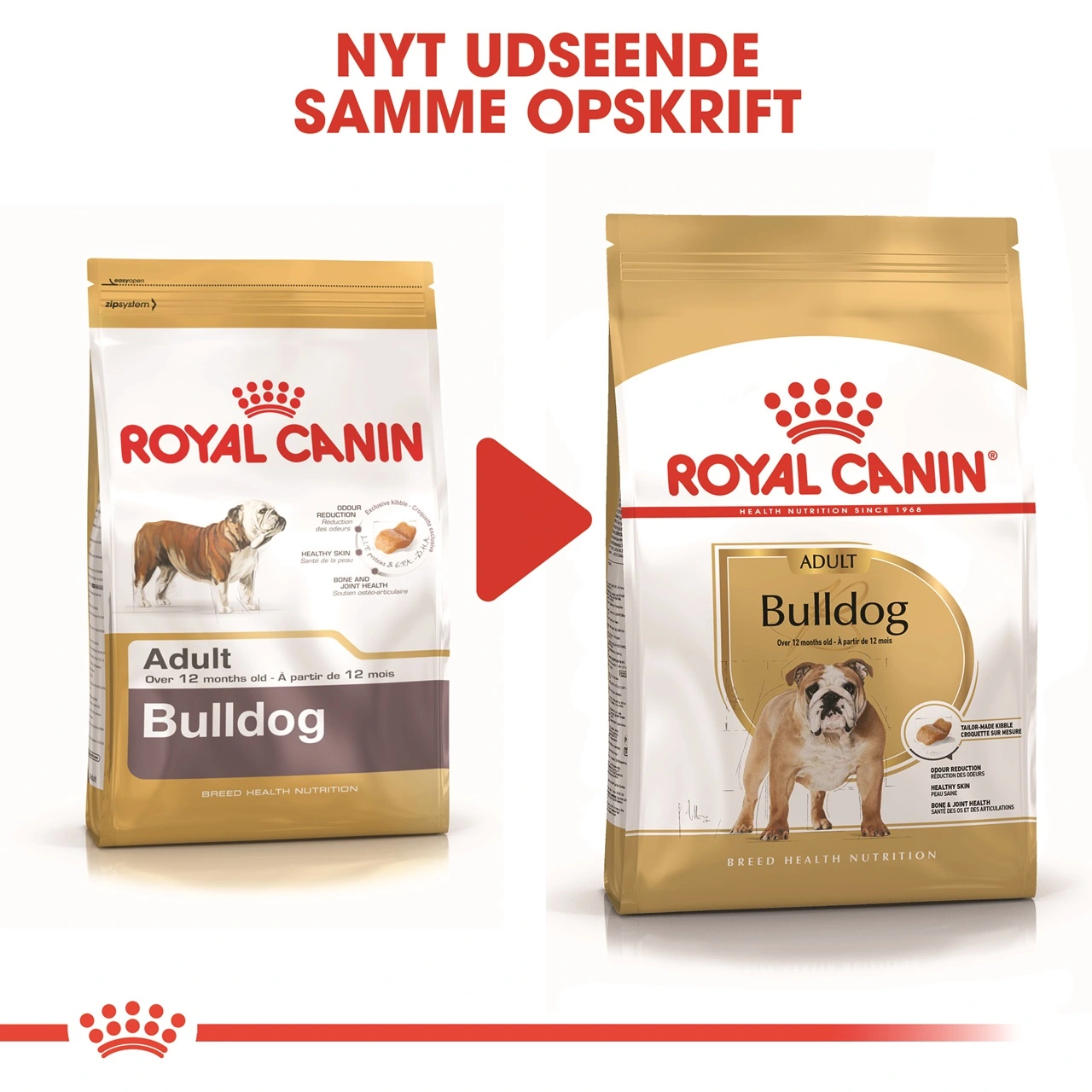 Royal Canin Bulldog Adult 12 kg - tørfoder til voksne hunde
