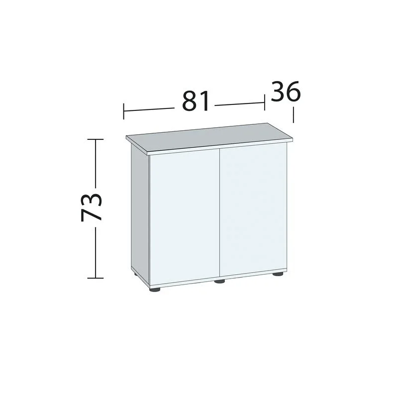 Juwel Akv. Bord/skab Sbx 125 Eg 81x36x73 cm Rio 125 Liter