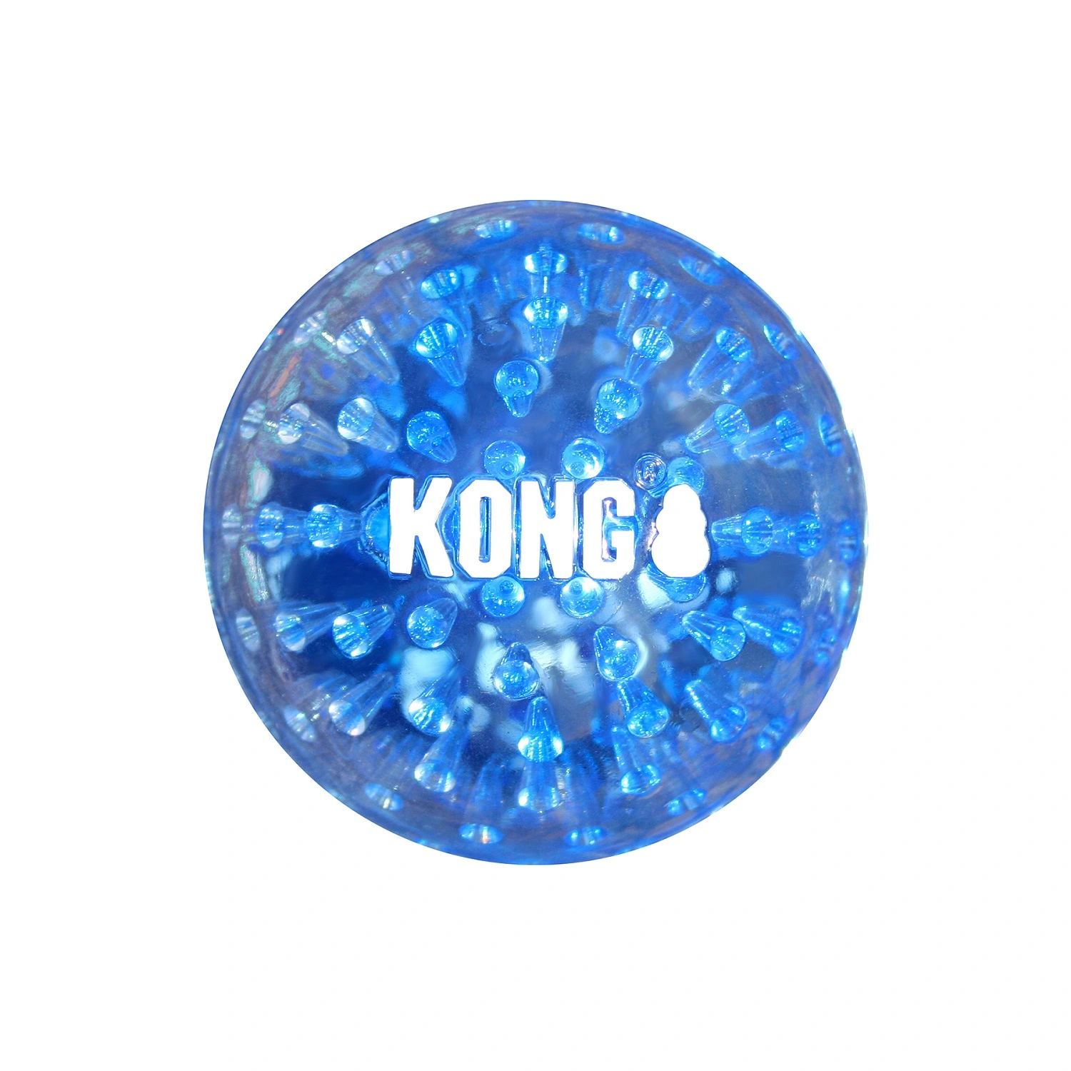 Kong Legetøj Squezzz Geodz 2 stk Ø 7 cm - farverige bolde med piv