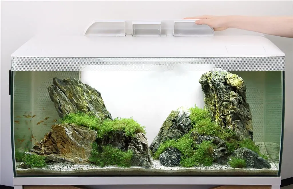 Fluval Flex akvarium 123 Liter Hvid